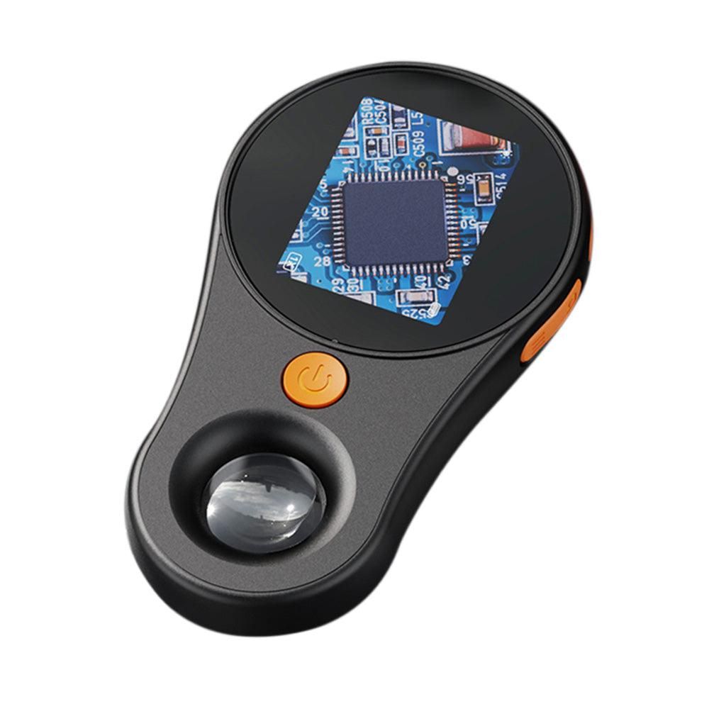 Handheld Macro Digital Microscope Fixed Focus Portable 500X Magnifying Glass for Windows/Mac OS Black