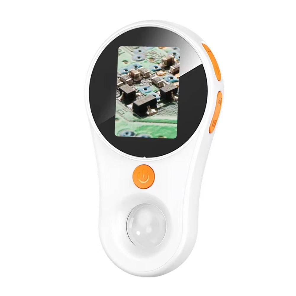 Handheld Macro Digital Microscope Fixed Focus Portable 500X Magnifying Glass for Windows/Mac OS White