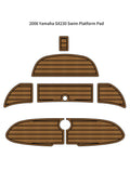 2006 & Earlier Yamaha SX230 Swim Platform Pad Boat EVA Foam Teak Deck Floor Mat SeaDek MarineMat Gatorstep Style Self