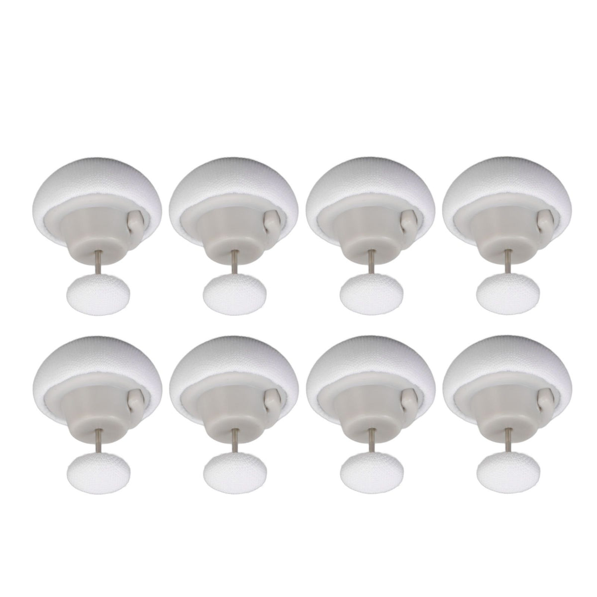 16 Piece Duvet Cover Clip Mushroom Shape Compact Comfortable Touch Firm Fixing for Bed Sheet Pillow Cover