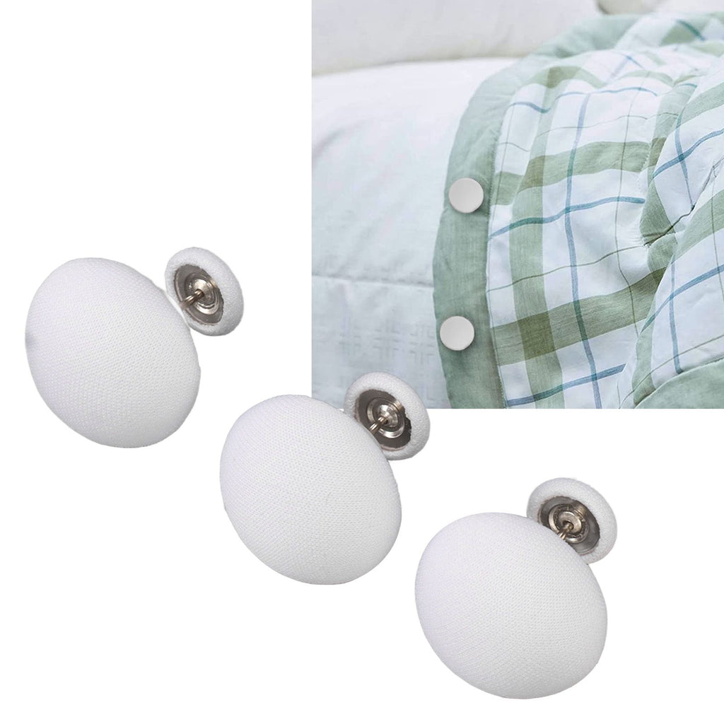 16 Piece Duvet Cover Clip Mushroom Shape Compact Comfortable Touch Firm Fixing for Bed Sheet Pillow Cover
