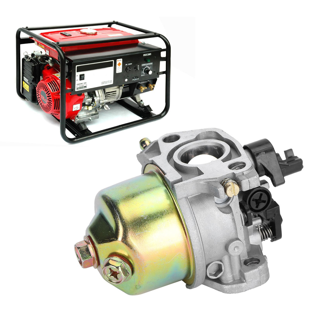 Honda GXV120 / GXV140 / GXV160 Carburettor, Fuel Filter & Line Kit