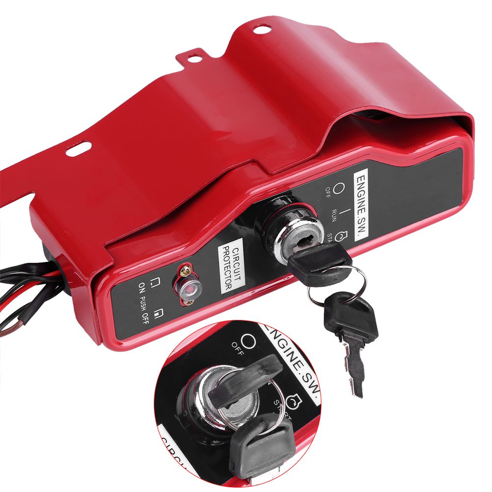 Honda GX160 / GX340 / GX390 Electric Ignition Switch Box – 2 Keys