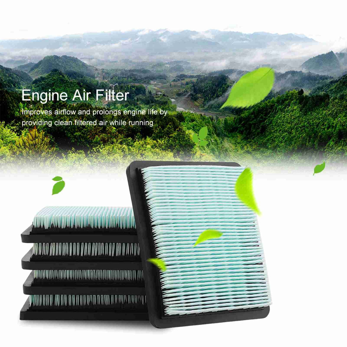 Honda GC / GCV / GX100 Air Filter Set – 5 Piece – 17211-ZL8-023