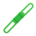 2 Piece Bicycle Silicone Band High Stretch Silicone Straps Bicycle Fixing Straps – Green
