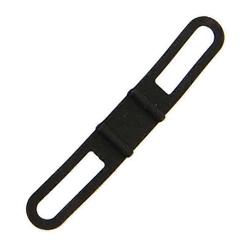2 Piece Bicycle Silicone Band High Stretch Silicone Straps Bicycle Fixing Straps – Black