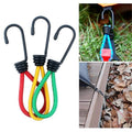 3 Pack Camping Tent Elastic Rope Buckles, Latex Fixed Straps with Double Hooks