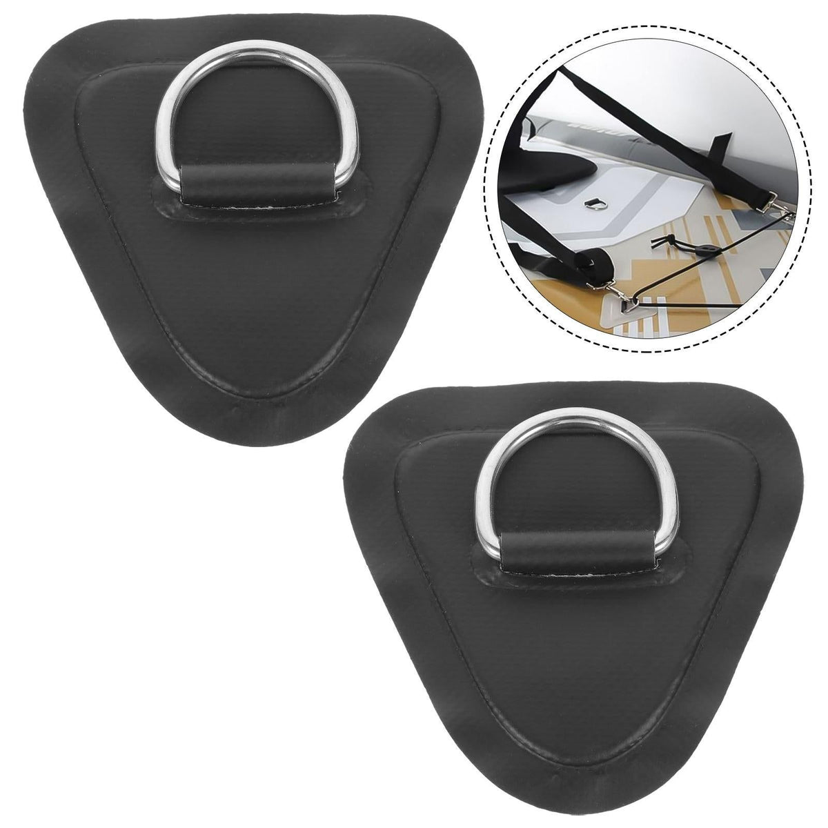 2 Piece Surfboard Cord Rings Boat Ring Fittings Kayak Back Buckle Kayak Cords Fixing Buckle