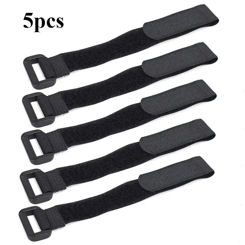 5 Piece/lot Bicycle Handlebar Strap Holder Cycling Flashlight Tie Rope Bandages Universal Nylon Tie Fixed Items Bike