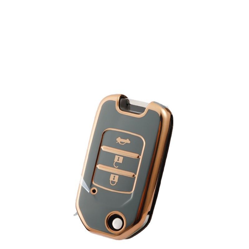 Honda Folding TPU Car Key Case – Grey