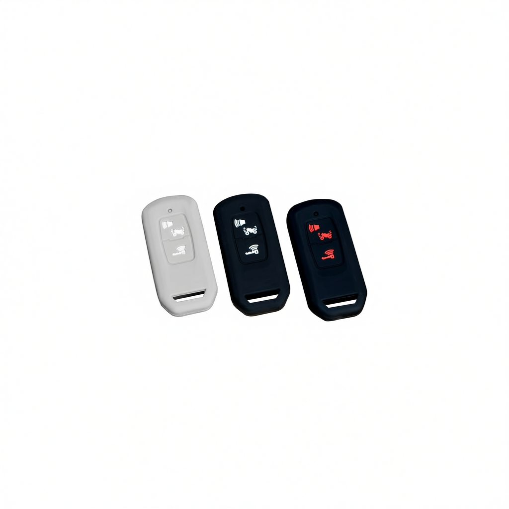 Honda PCX160 Silicone Motorcycle Key Case – Black / White