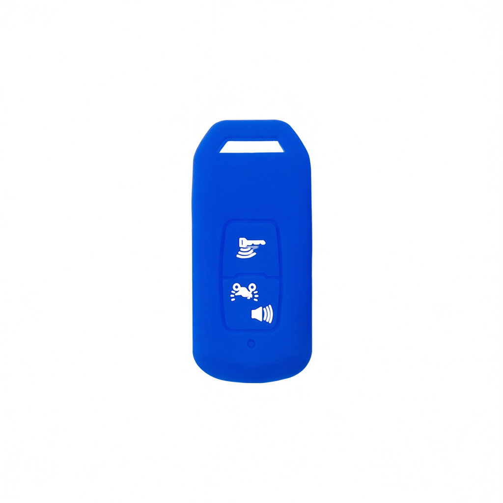 Honda PCX160 Silicone Motorcycle Key Case – Dark Blue / White