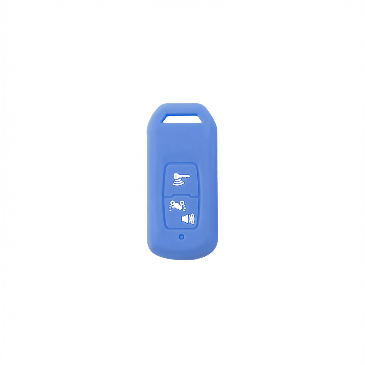 Honda PCX160 Silicone Motorcycle Key Case – Light Blue / White
