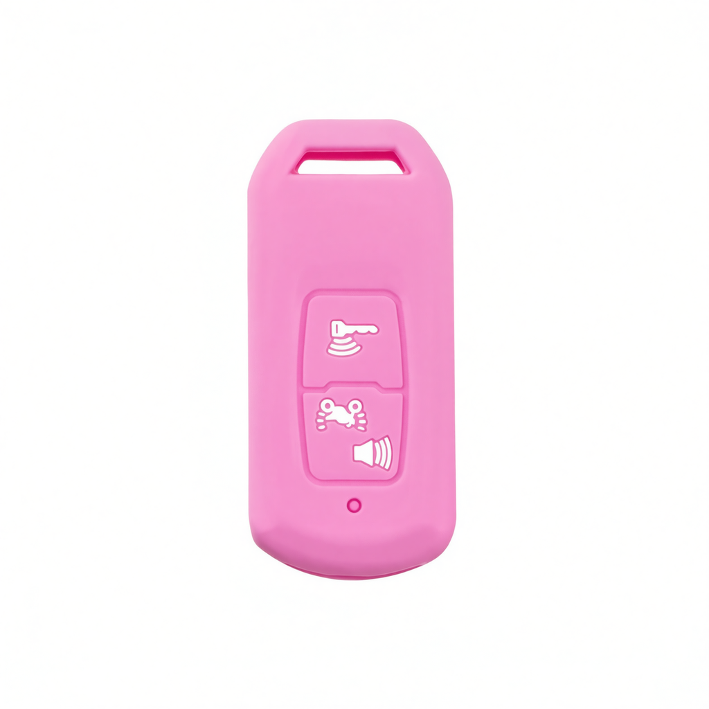 Honda PCX160 Silicone Motorcycle Key Case – Pink / White