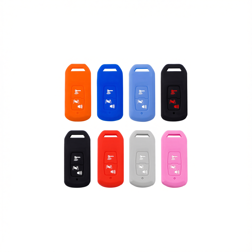 Honda PCX160 Silicone Motorcycle Key Case – Pink / White