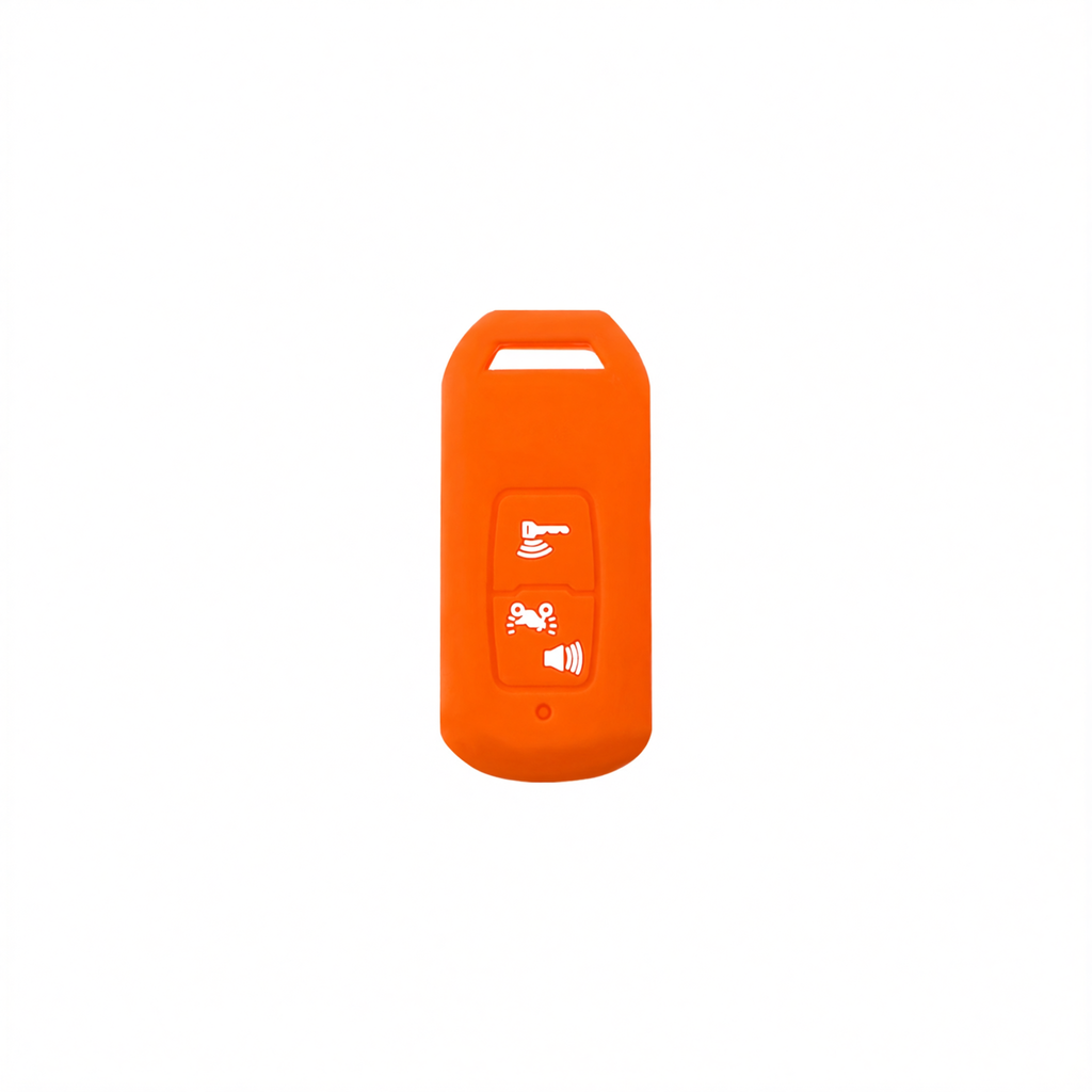 Honda PCX160 Silicone Motorcycle Key Case – Orange / White