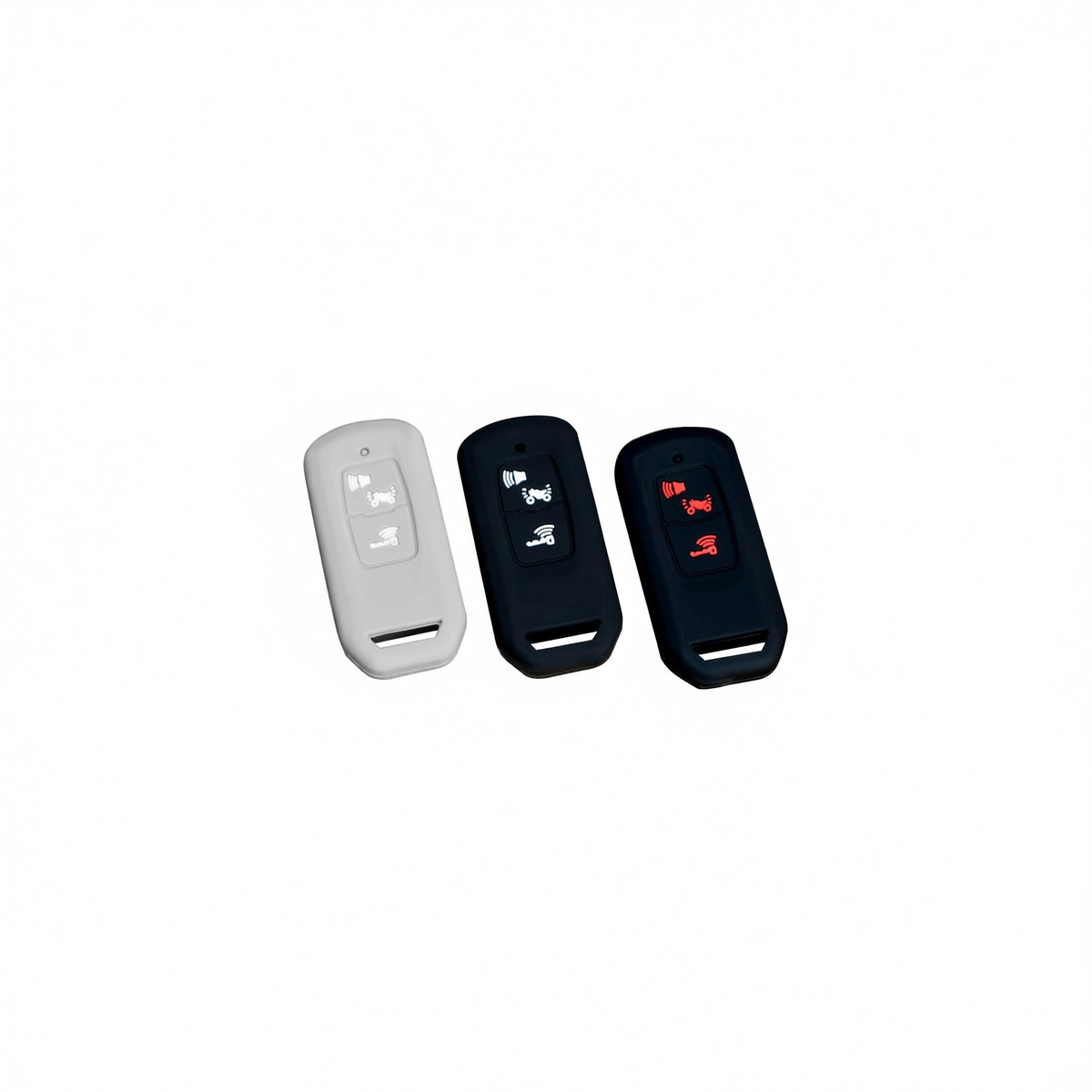 Honda PCX160 Silicone Motorcycle Key Case – Grey / White