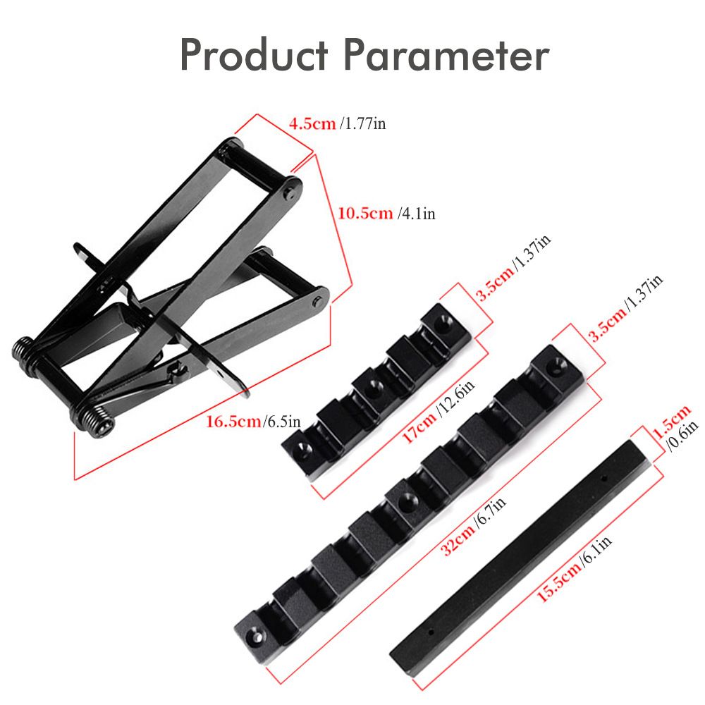Four-Way Pressure Woodworking Clamp with Scissor-Head and Slotted Fixing Bars for Panel Gluing, Joinery – 1 Piece