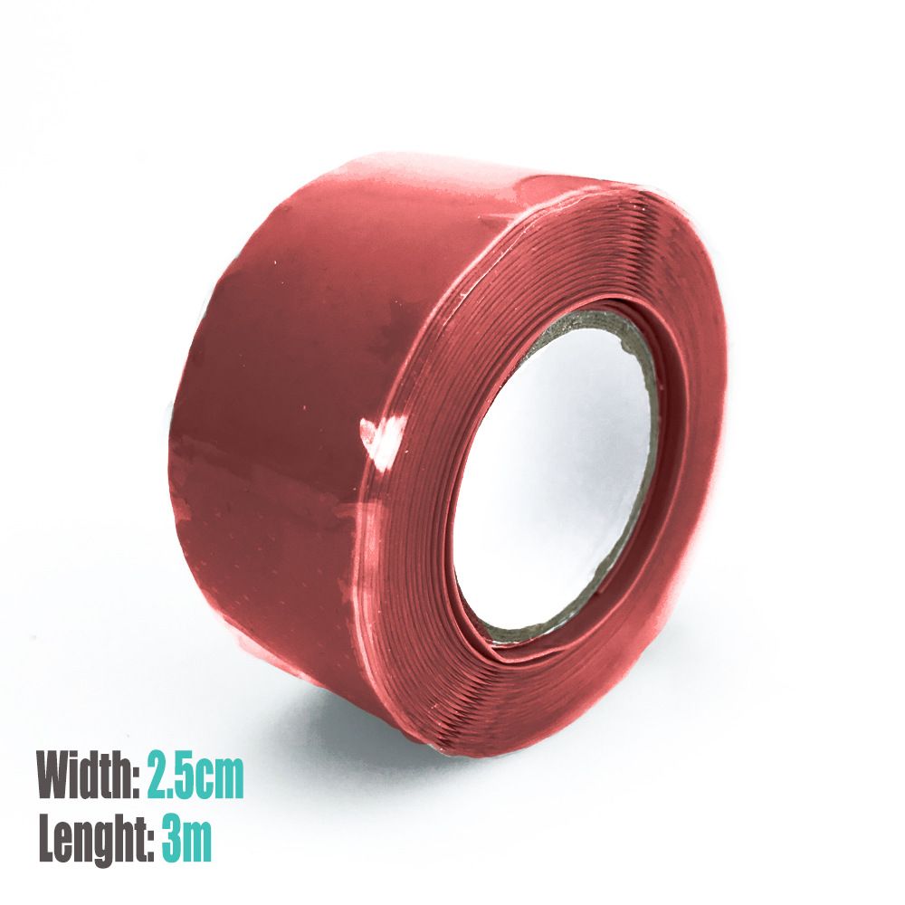 Self-Fusing Silicone Repair Tape for Waterproof Pipe Leak Sealing, Plumbing Hose Wrap, Insulation Bonding – Blue