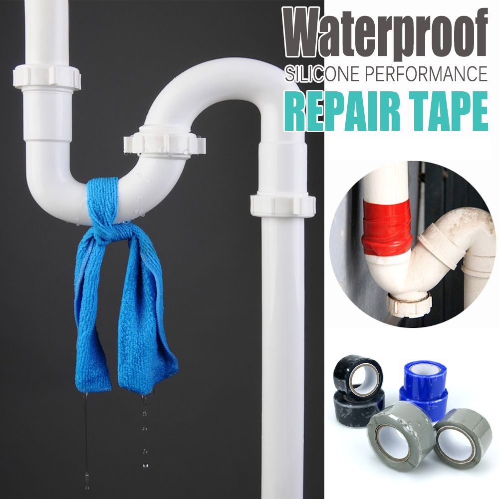 Self-Fusing Silicone Repair Tape for Waterproof Pipe Leak Sealing, Plumbing Hose Wrap, Insulation Bonding – Green