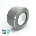 Self-Fusing Silicone Repair Tape for Waterproof Pipe Leak Sealing, Plumbing Hose Wrap, Insulation Bonding – Grey