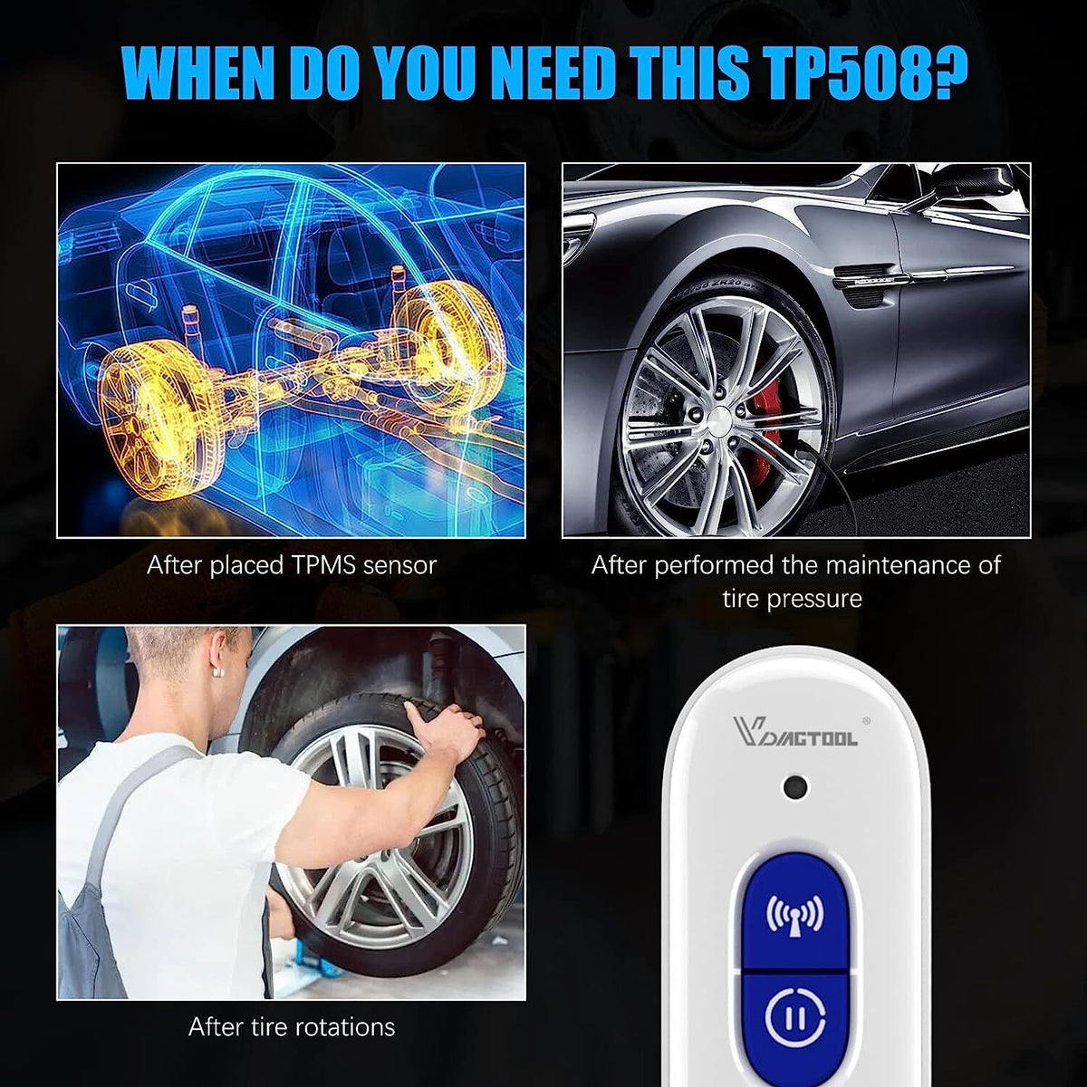TP508 TPMS Relearn Tool for GM Tyre Pressure Reset