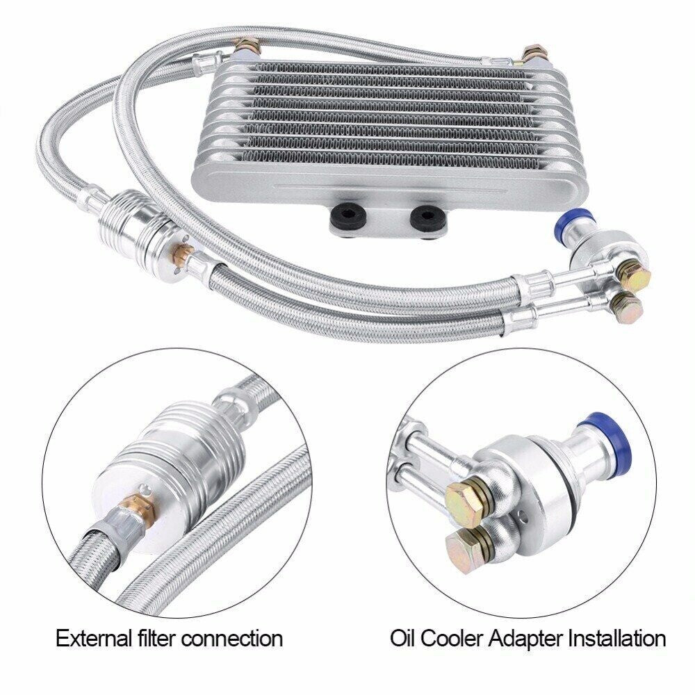 125ml Motorcycle Oil Cooler Kit for Honda CB / CG 100–250cc
