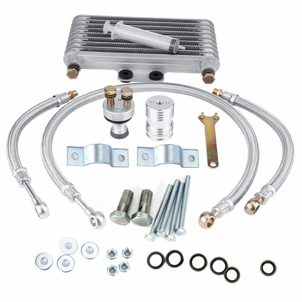 125ml Motorcycle Oil Cooler Kit for Honda CB / CG 100–250cc