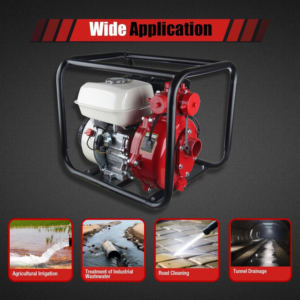GP200 Twin-Impeller Fire-Fighting Petrol Water Pump – Honda Engine