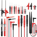 KAIWEETS Multimeter Test Lead Kit – 23 Piece – Probes, Clips & Hooks