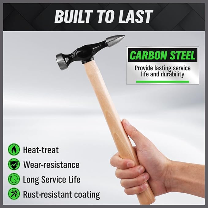 Auto Body Repair Hammer & Dolly Kit – 7 Piece – Carbon Steel
