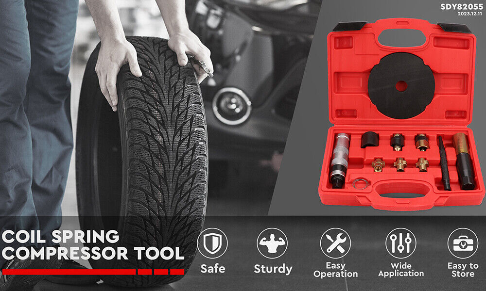 SEDY 10 Piece Wheel Lock Removal Tool Kit Wheel Locking Nut Key Remover Kit With Box