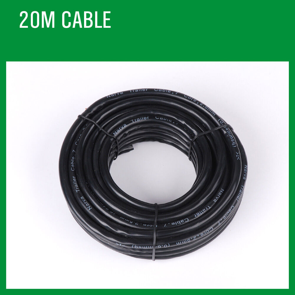 5-Core Trailer Cable – 20m – V90 PVC – Automotive, Caravan & Boat