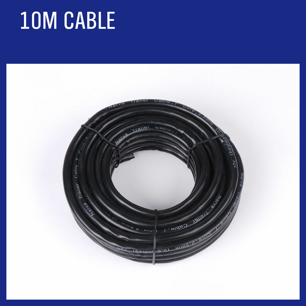 7-Core Trailer Cable – 10m – V90 PVC – Automotive, Caravan & Boat