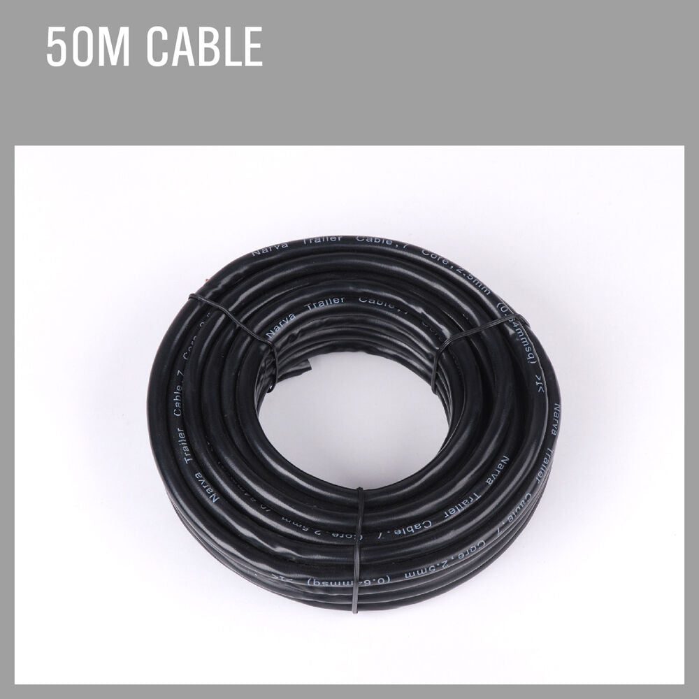 5-Core Trailer Cable – 50m – V90 PVC – Automotive, Caravan & Boat