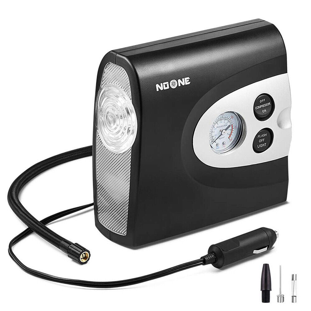NOONE 3 IN 1 Air Compressor Tyre Inflator 12V Portable Car Tyre Inflator Pump
