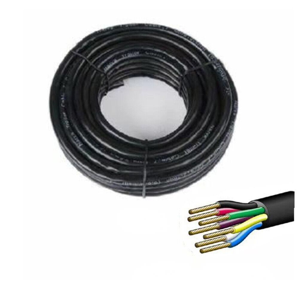 7-Core Trailer Cable – 30m – V90 PVC – Automotive, Caravan & Boat