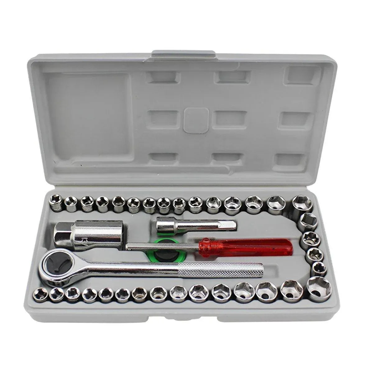 40 Piece Auto Repair Tool Kit Set Car Maintenance Mechanics Garage Hand Tools