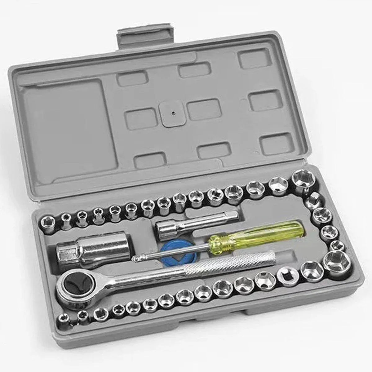 40 Piece Auto Repair Tool Kit Set Car Maintenance Mechanics Garage Hand Tools