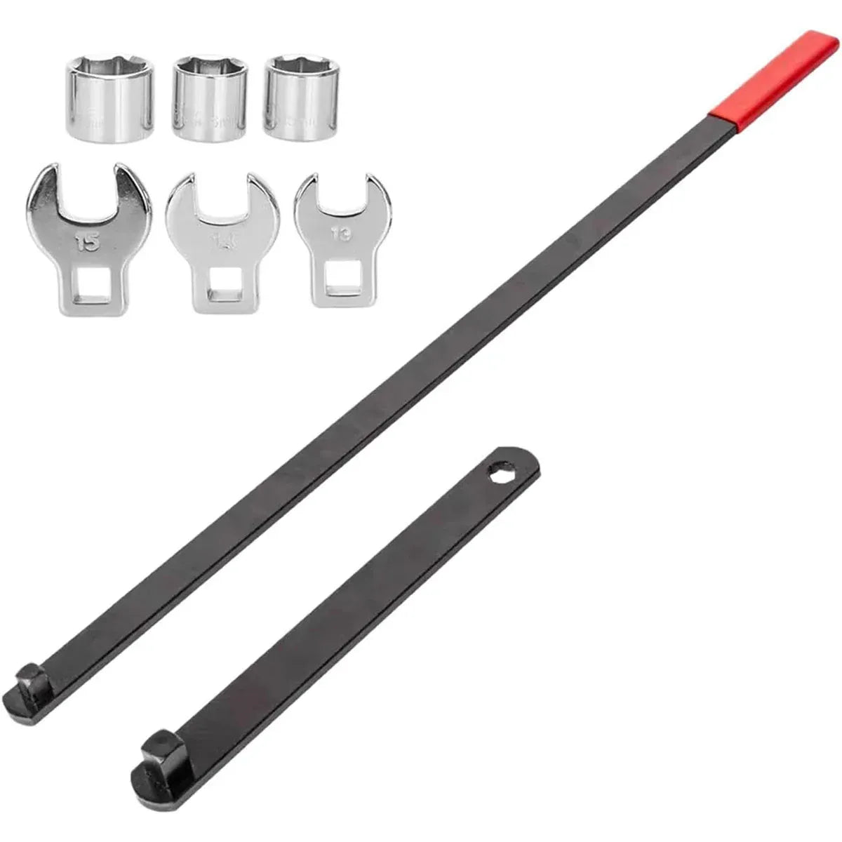 8 Piece Idler Pulley Belt Tensioner Wrench Set Car Disassembly Adjustment Tool Kit
