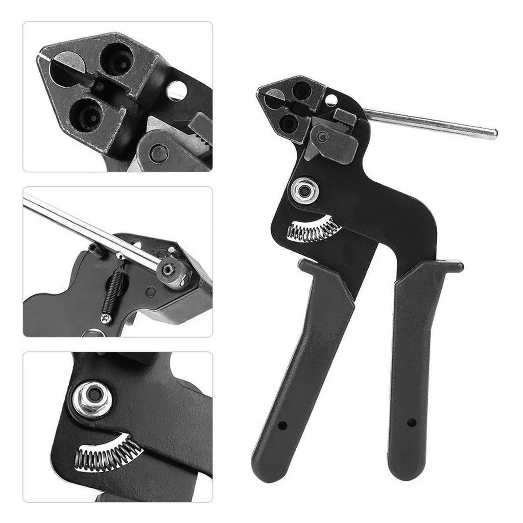 Self Locking Stainless Steel Strapping Pliers Belt Tightener Tool Machine