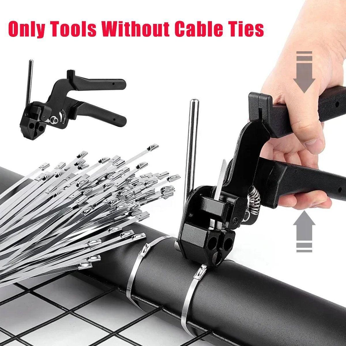 Self Locking Stainless Steel Strapping Pliers Belt Tightener Tool Machine