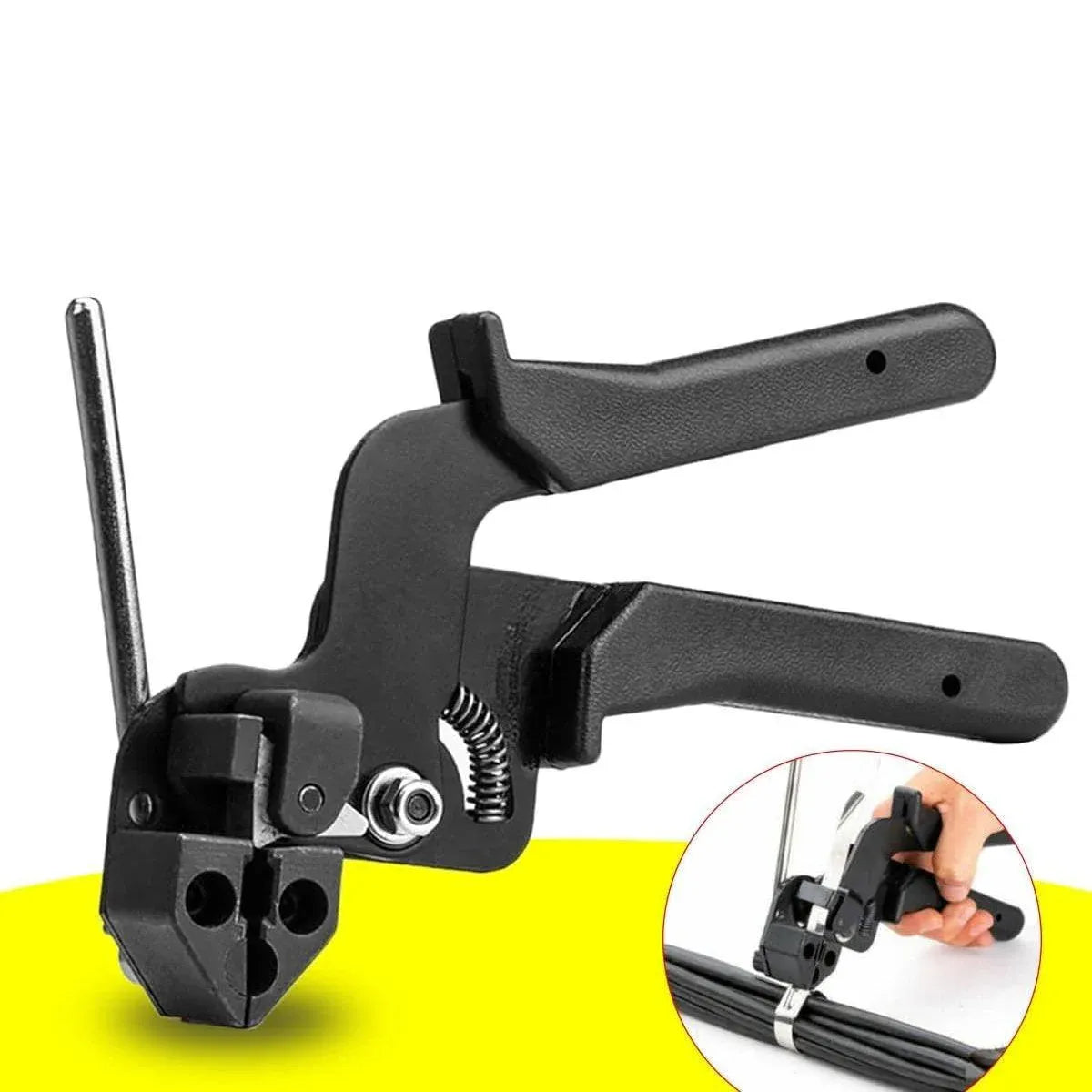 Self Locking Stainless Steel Strapping Pliers Belt Tightener Tool Machine