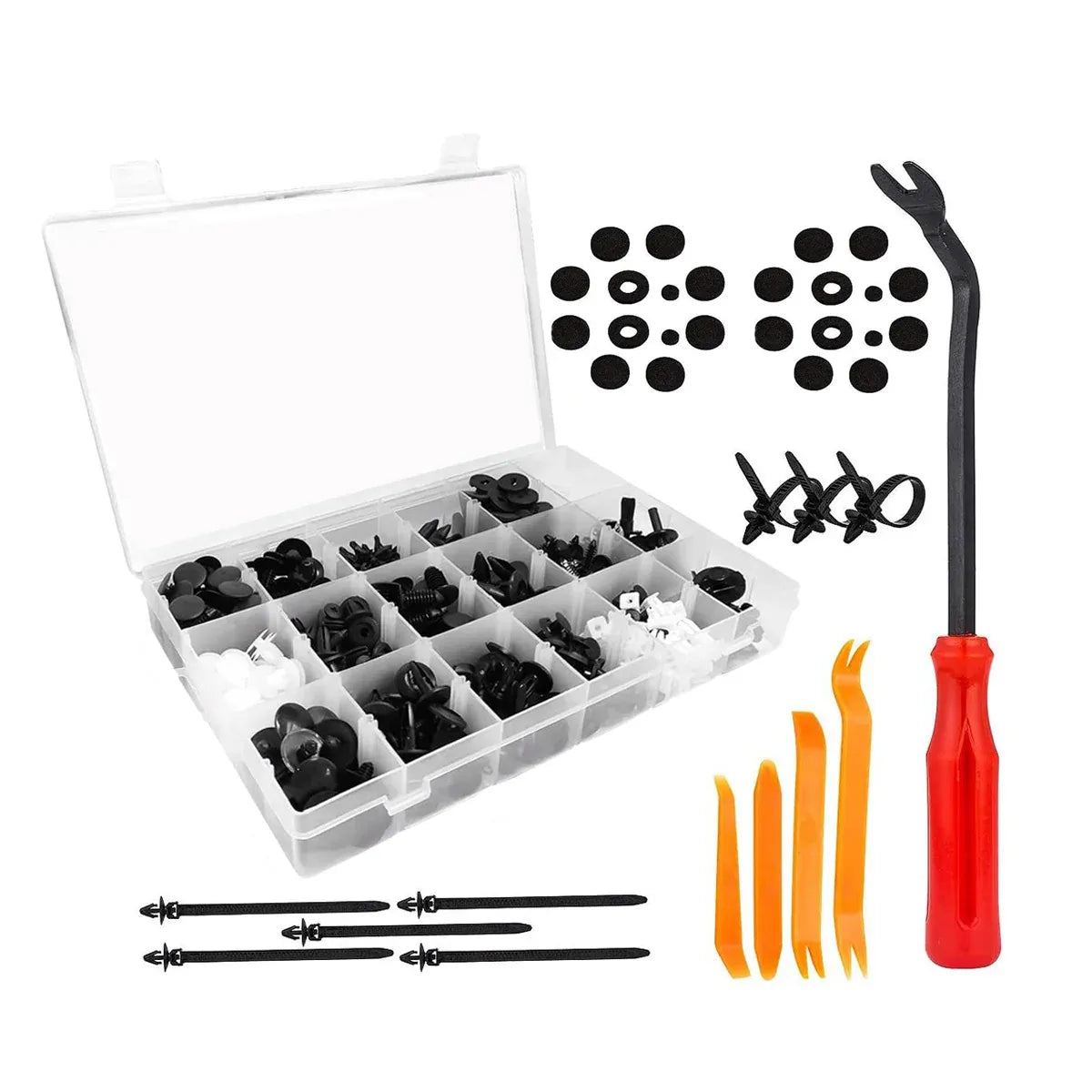 435 Piece Car Buckle Set for Auto Body Trim Bumper Fender Repair