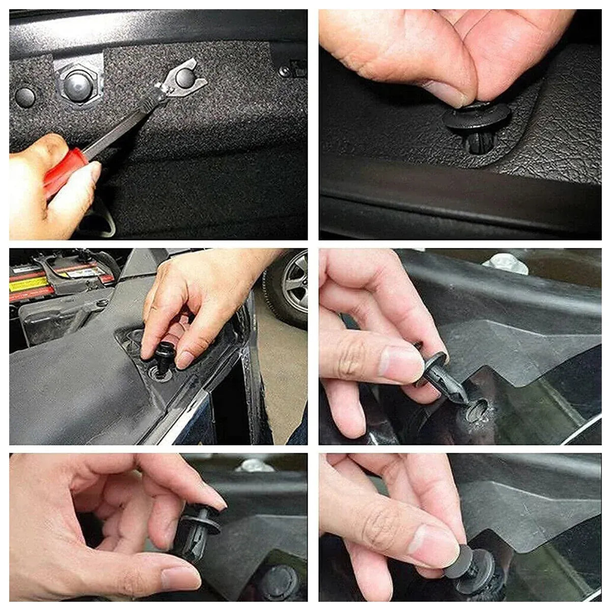435 Piece Car Buckle Set for Auto Body Trim Bumper Fender Repair