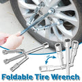 Foldable Tyre Wrench Set Carbon Steel For Car SUV Truck Auto Repair Tool Kit