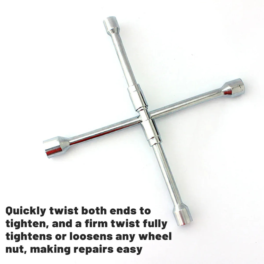 Foldable Tyre Wrench Set Carbon Steel For Car SUV Truck Auto Repair Tool Kit