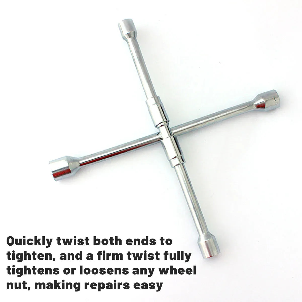 Foldable Tyre Wrench Set Carbon Steel For Car SUV Truck Auto Repair Tool Kit