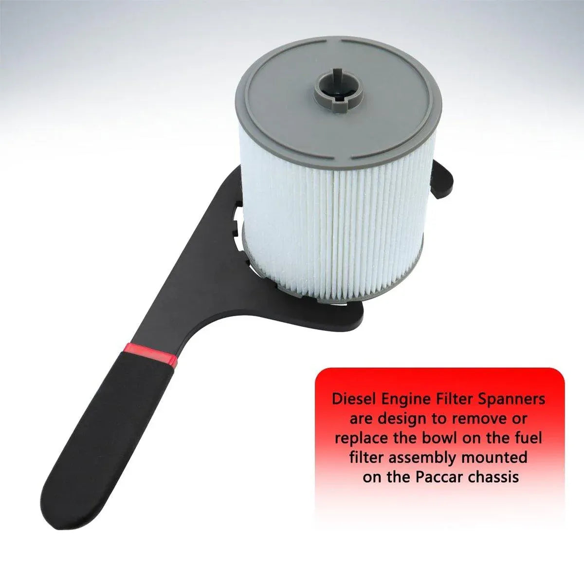 Heavy Duty Diesel Filter Wrench Tool for Engine Oil Filter Removal in Cars and Trucks
