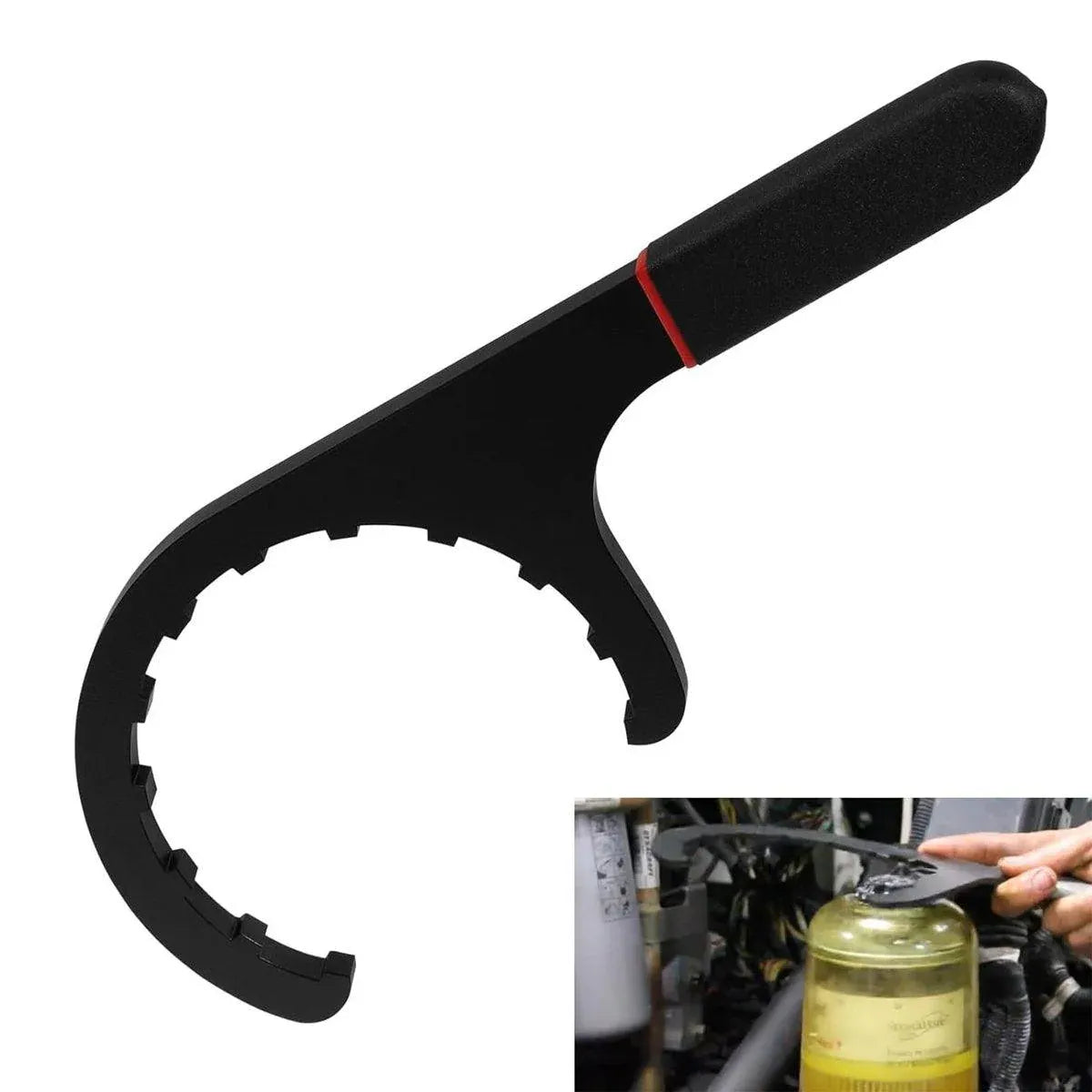 Heavy Duty Diesel Filter Wrench Tool for Engine Oil Filter Removal in Cars and Trucks